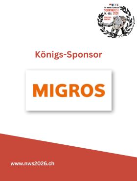 Königliche Freude! 👑🎉

Wir freuen uns riesig, @migros als unseren Königssponsor präsentieren zu dürfen. Ein Grossanlass wie das NWS wäre ohne die Unterstützung engagierter Partner nicht möglich.

Herzlichen Dank für die wertvolle Zusammenarbeit! 🤝
