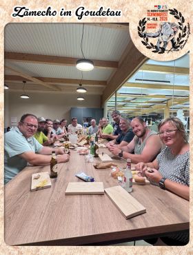 Gestern, am 13.07.2026, war es so weit: Unsere letzte «grosse» OK-Sitzung hat stattgefunden. Das musste natürlich mit einem Bierchen und einem feinen Plättli gefeiert werden! 🍻🧀

Am 24.09.2024 fand unsere erste Sitzung statt. Nach insgesamt 13 Sitzungen, unzähligen Stunden Planung und viel Herzblut stehen wir nun kurz vor dem Ziel.

Kaum zu glauben, dass unser Fest in genau einem Monat Realität wird! Wir freuen uns riesig darauf und sind überzeugt, gemeinsam ein unvergessliches Fest auf die Beine zu stellen. 🎉

#nws2026 #schwingfest2026